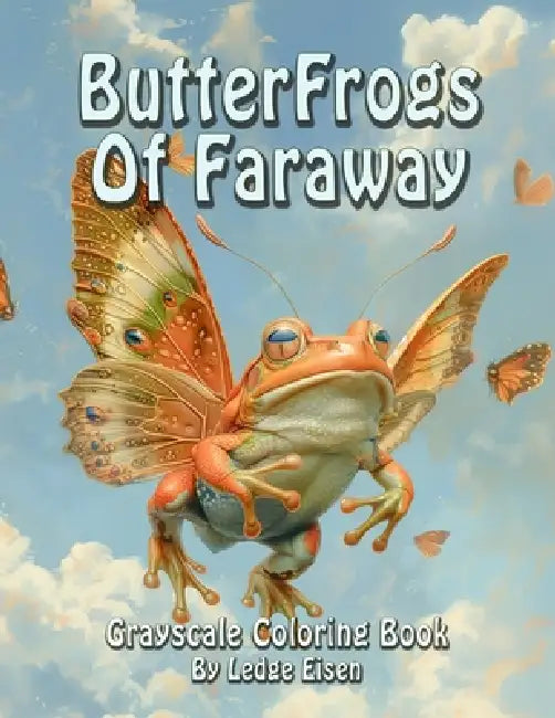ButterFrogs Of Faraway Grayscale Coloring Book by Ledge Eisen