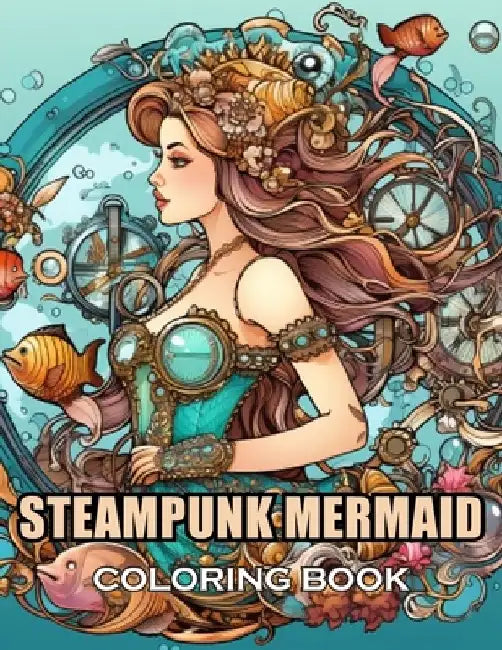 Steampunk Mermaid Coloring Book: 100+ Coloring Pages of Awe-inspiring for Stress Relief and Relaxation by Ronald Henry