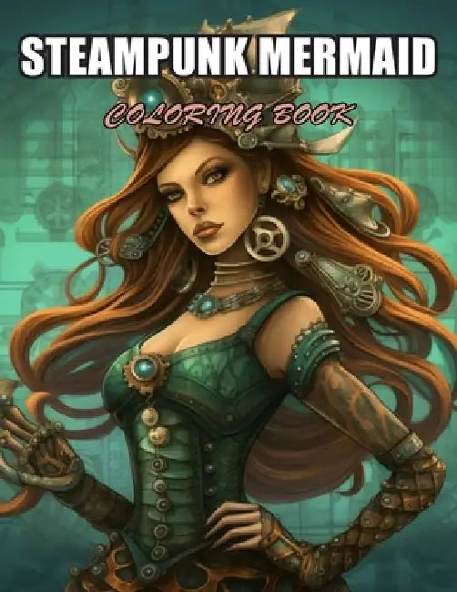 Steampunk Mermaid Coloring Book: Exciting Designs Suitable for All Ages by Ryan Kyle