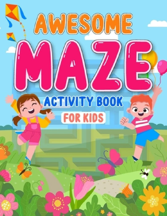 Awesome maze activity book for kids: Brainstorming alphabet and animal shape maze activity book for kids ages 4-8 by A. a. Green Smith