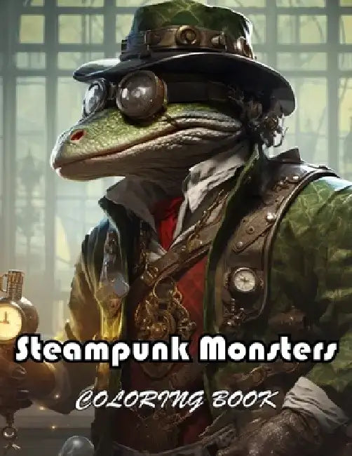 Steampunk Monsters Coloring Book: 100+ New and Exciting Designs Suitable for All Ages by Donna Henderson