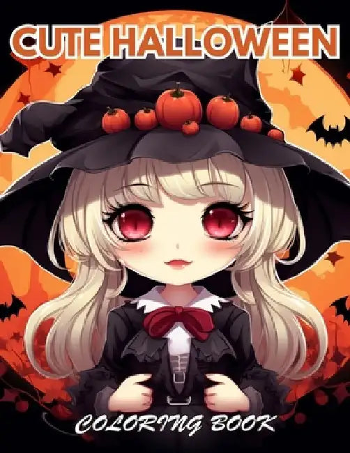 Cute Halloween Coloring Book: 100+ Beautiful Designs for Relaxation, and Creativity by Alice Harrold