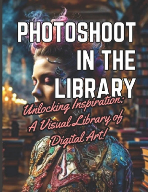 Photoshoot in the library: Unlocking Inspiration: A Visual Library of Digital Art! by Jaxon Kingsford Docsley