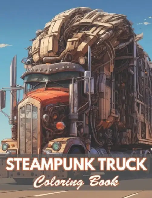 Steampunk Truck Coloring Book: 100+ Unique and Beautiful Designs for All Fans by Jeremy Breitenberg