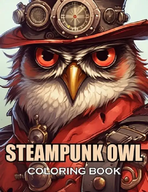 Steampunk Owl Coloring Book: New and Exciting Designs Suitable for All Ages by Thomas Wilson