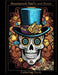 Steampunk Skulls and Roses Coloring Book by Tomasz Tarlowski