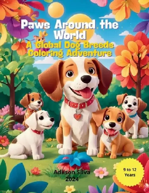 Paws Around the World: A Global Dog Breeds Coloring Adventure by Adilson Silva