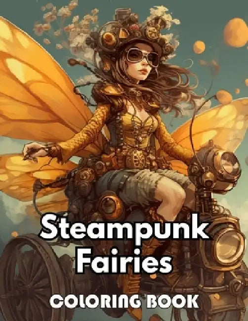 Steampunk Fairies Coloring Book: 50+ Unique and Beautiful High-quality Designs by Dalat Sapa
