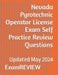 Nevada Pyrotechnic Operator License Exam Self Practice Review Questions by Mike Yu