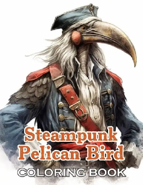 Steampunk Pelican Bird Coloring Book: 100+ High-Quality and Unique Coloring Pages by Shantrice Reaves