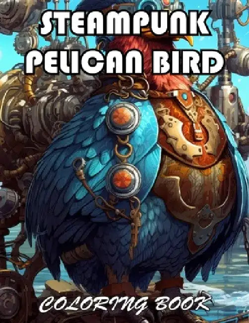 Steampunk Pelican Bird Coloring Book: 100+ High-Quality and Unique Coloring Pages For All Fans by Rashandra Jones