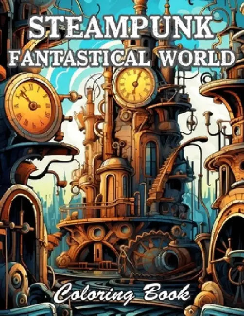 Steampunk Fantastical World Coloring Book: New and Exciting Designs Suitable for All Ages by Charity Campbell