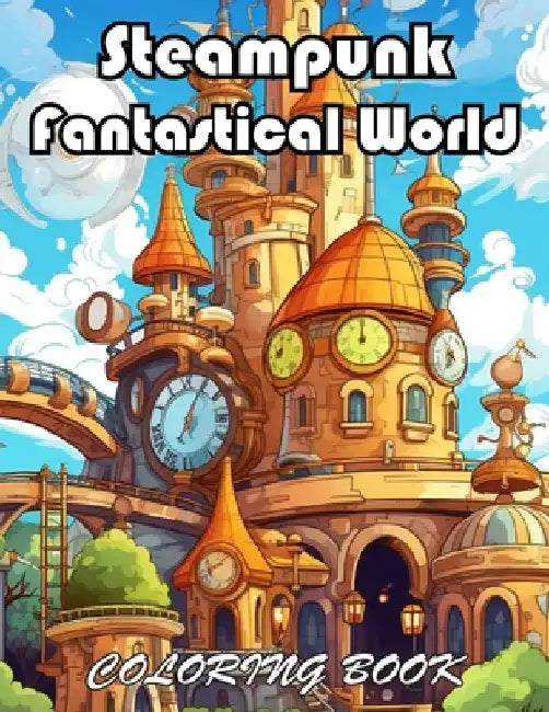 Steampunk Fantastical World Coloring Book: 100+ Unique and Beautiful Designs for All Fans by Michelle Keehner