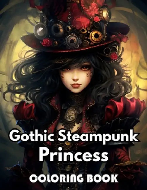 Gothic Steampunk Princess Coloring Book: 100+ New Designs for All Ages Great Gifts for All Fans by Luice Gure