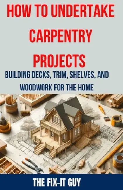 How to Undertake Carpentry Projects - Building Decks, Trim, Shelves, and Woodwork for the Home: A Comprehensive Guide to Crafting Beautiful Woodwork, by The Fix-It Guy