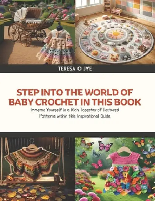 Step into the World of Baby Crochet in this Book: Immerse Yourself in a Rich Tapestry of Textured Patterns within this Inspirational Guide by Teresa O. Jye