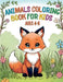 Animals Coloring Book for Kids Ages 4-8: Over 50 Pages of Cute Farm and Wild Animal Illustrations for Boys and Girls by Elisa Garner