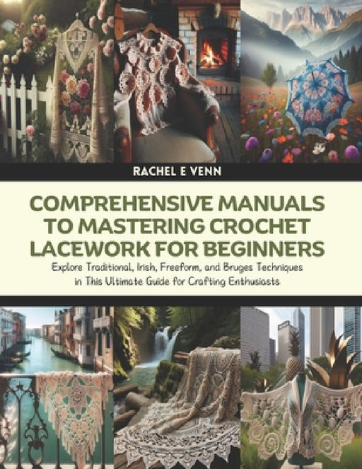 Comprehensive Manuals to Mastering Crochet Lacework for Beginners: Explore Traditional, Irish, Freeform, and Bruges Techniques in This Ultimate Guide by Rachel E. Venn