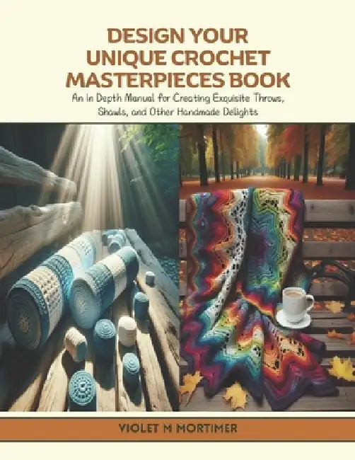 Design Your Unique Crochet Masterpieces Book: An In Depth Manual for Creating Exquisite Throws, Shawls, and Other Handmade Delights by Violet M. Mortimer