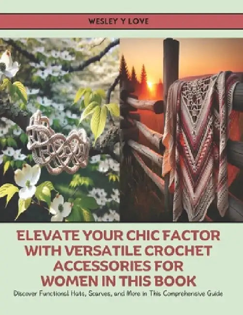 Elevate Your Chic Factor with Versatile Crochet Accessories for Women in this Book: Discover Functional Hats, Scarves, and More in This Comprehensive by Wesley Y. Love