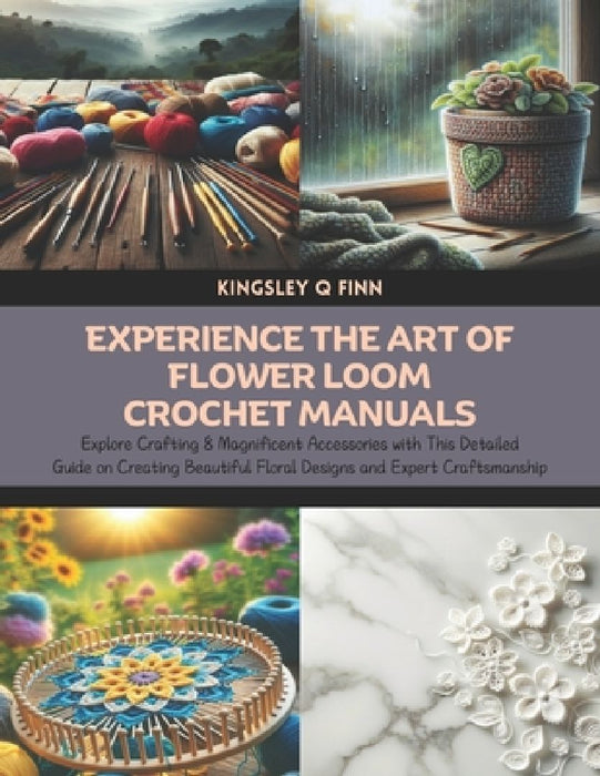 Experience the Art of Flower Loom Crochet Manuals: Explore Crafting 8 Magnificent Accessories with This Detailed Guide on Creating Beautiful Floral De by Kingsley Q. Finn