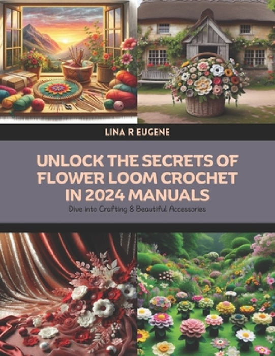 Unlock the Secrets of Flower Loom Crochet in 2024 Manuals: Dive into Crafting 8 Beautiful Accessories by Lina R. Eugene