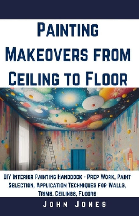 Painting Makeovers from Ceiling to Floor: DIY Interior Painting Handbook - Prep Work, Paint Selection, Application Techniques for Walls, Trims, Ceilin by John Jones