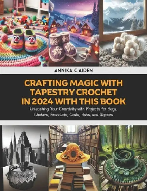 Crafting Magic with Tapestry Crochet in 2024 with this Book: Unleashing Your Creativity with Projects for Bags, Chokers, Bracelets, Cowls, Hats, and S by Annika C. Aiden