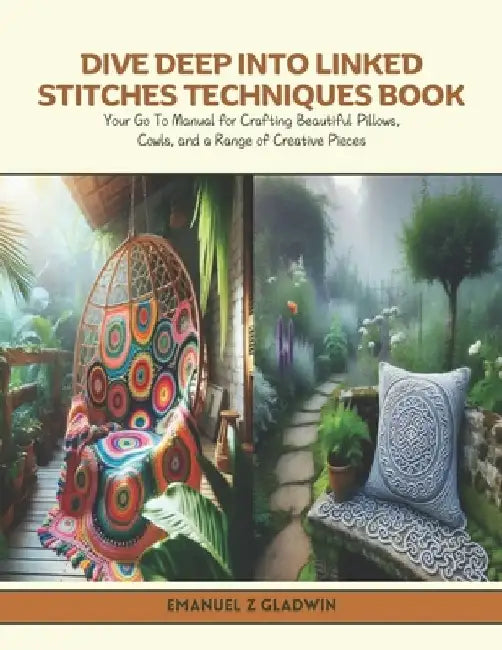 Dive Deep into Linked Stitches Techniques Book: Your Go To Manual for Crafting Beautiful Pillows, Cowls, and a Range of Creative Pieces by Emanuel Z. Gladwin