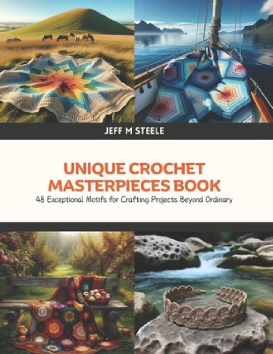 Unique Crochet Masterpieces Book: 48 Exceptional Motifs for Crafting Projects Beyond Ordinary by Jeff M. Steele