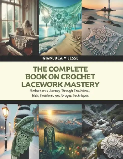 The Complete Book on Crochet Lacework Mastery: Embark on a Journey Through Traditional, Irish, Freeform, and Bruges Techniques by Gianluca V. Jesse