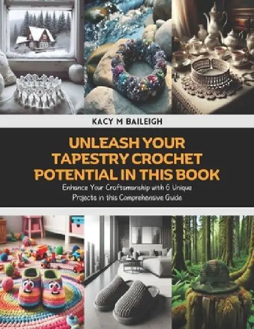 Unleash Your Tapestry Crochet Potential in this Book: Enhance Your Craftsmanship with 6 Unique Projects in this Comprehensive Guide by Kacy M. Baileigh