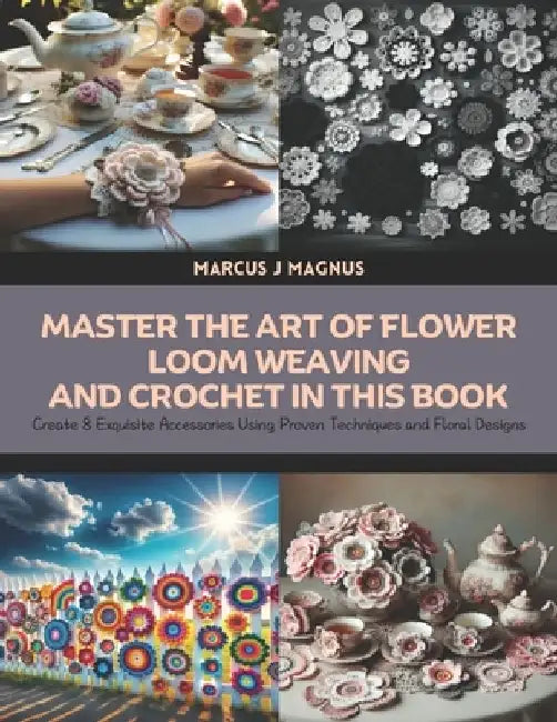 Master the Art of Flower Loom Weaving and Crochet in this Book: Create 8 Exquisite Accessories Using Proven Techniques and Floral Designs by Marcus J. Magnus