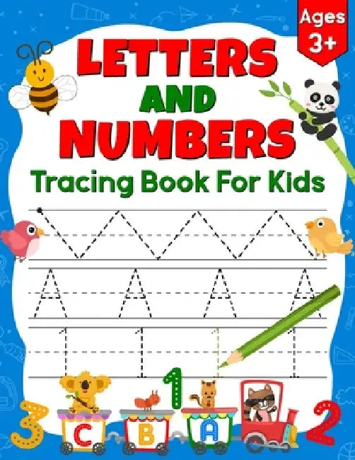 Letters and Numbers Tracing Book for Kids: Practice Alphabets, Numbers, Lines, Shapes, and More by Tinypetal Publications