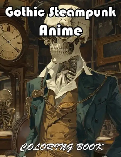 Gothic Steampunk Anime Coloring Book: 100+ Exciting And Easy Coloring Pages by Conell Munba