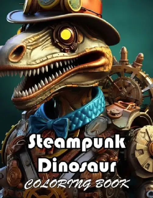 Steampunk Dinosaur Coloring Book: New Edition And Unique High-quality illustrations, Enjoyable Stress Relief and Relaxation Coloring Pages by Tyra Allan
