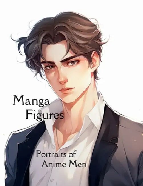Manga Figures: Portraits of Anime Men Coloring Book by T. D. Gambill