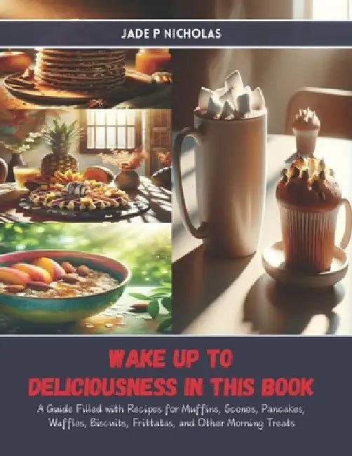 Wake Up to Deliciousness in this Book: A Guide Filled with Recipes for Muffins, Scones, Pancakes, Waffles, Biscuits, Frittatas, and Other Morning Trea by Jade P. Nicholas