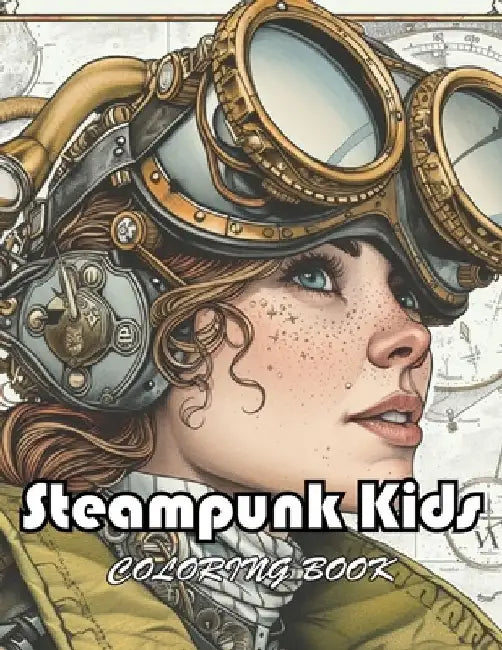 Steampunk Kids Coloring Book: 100+ Unique and Exciting Designs by Merlin Fahey