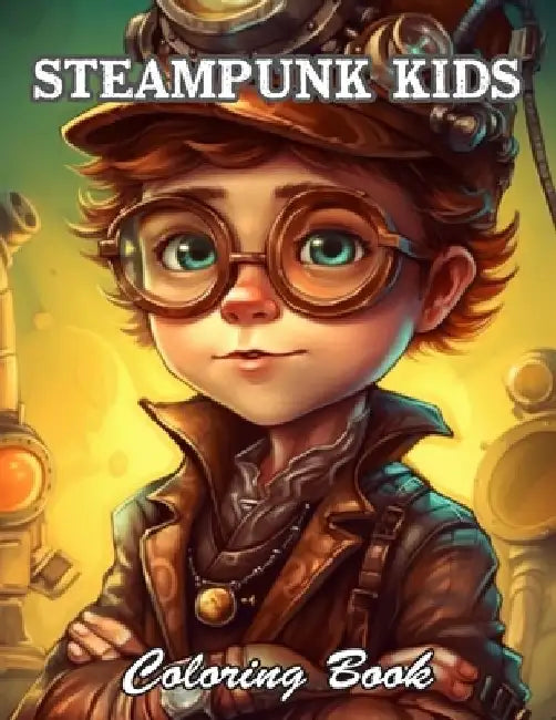 Steampunk Kids Coloring Book: Relaxing and Adorable Designs for All Ages by Jonny Mac