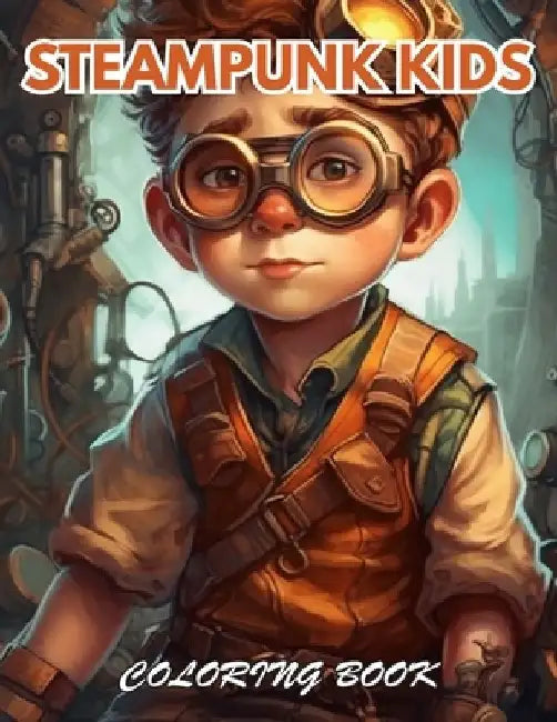 Steampunk Kids Coloring Book: 100+ Coloring Pages for Relaxation, Stress Relief by Rood Grene