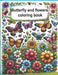Butterfly and flowers coloring book by Pérez Arboleda