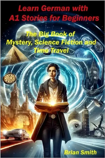 Learn German with A1 Stories for Beginners: The Big Book of Mystery, Science Fiction and Time Travel by Smith, Brian