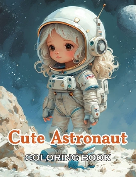 Cute Astronaut Coloring Book: 100+ Fun, Easy, and Relaxing Coloring Pages by Matthew Gregory