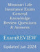 Missouri Life Insurance Exam General Knowledge Review Questions & Answers by Mike Yu
