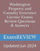Washington Property and Casualty Insurance License Exams Review Questions & Answers by Mike Yu