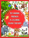50 Animal Friends: A Coloring Book for Kids: by Smarty Fox by Smarty Fox