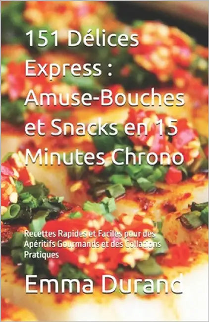 151 Délices Express: Amuse-Bouches et Snacks en 15 Minutes Chrono: Recettes Rapides et Faciles pour des Apéritifs Gourmands et des Collations Pratique by Cuisine de l'Apéritif