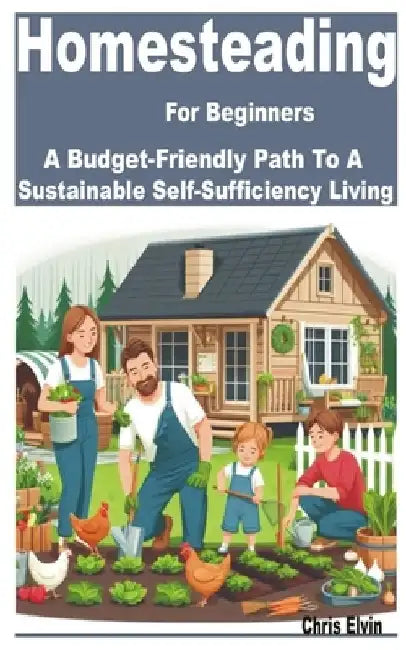 Homesteading for Beginners: A Budget-Friendly Path to a Sustainable Self-Sufficiency Living by Chris Elvin