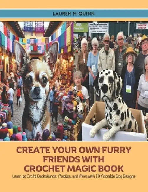 Create Your Own Furry Friends with Crochet Magic Book: Learn to Craft Dachshunds, Poodles, and More with 10 Adorable Dog Designs by Lauren M. Quinn